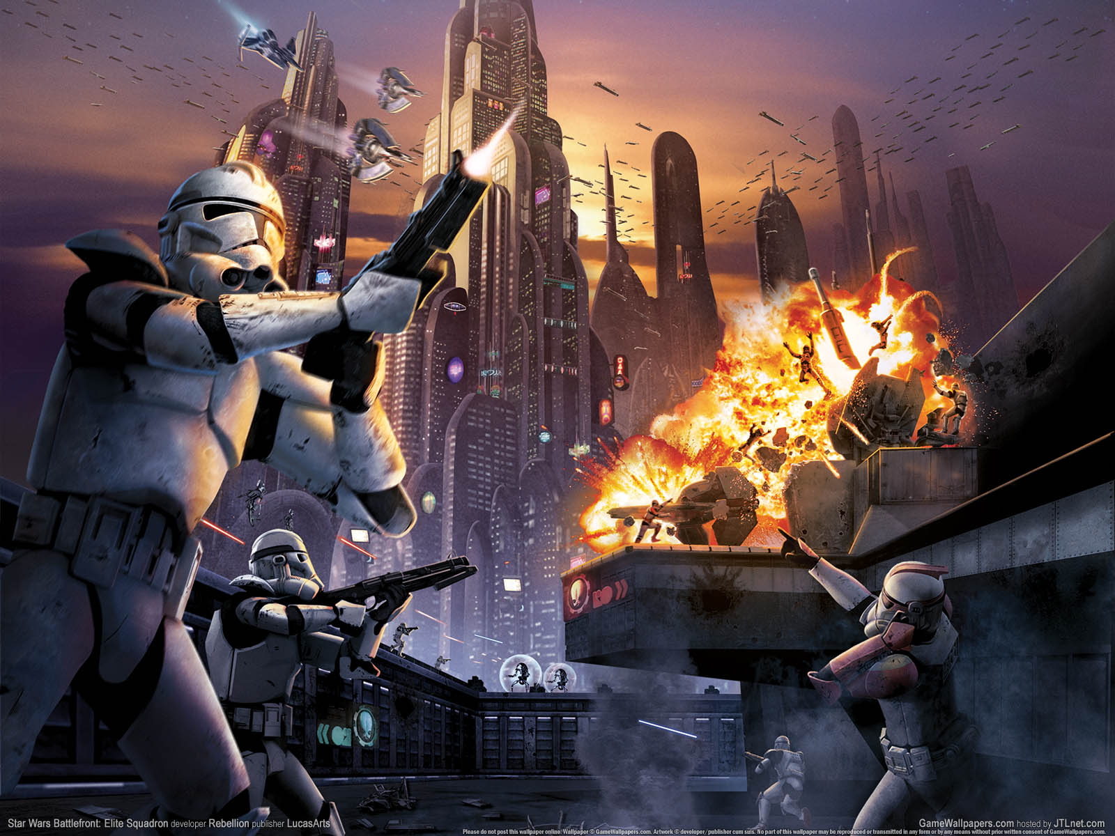 Star Wars Troopers Battle Wallpaper