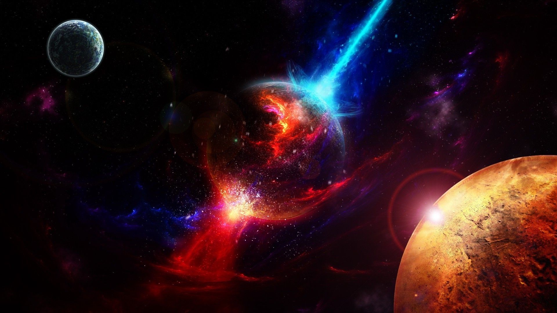 Supernova Explosion Wallpaper Space In
