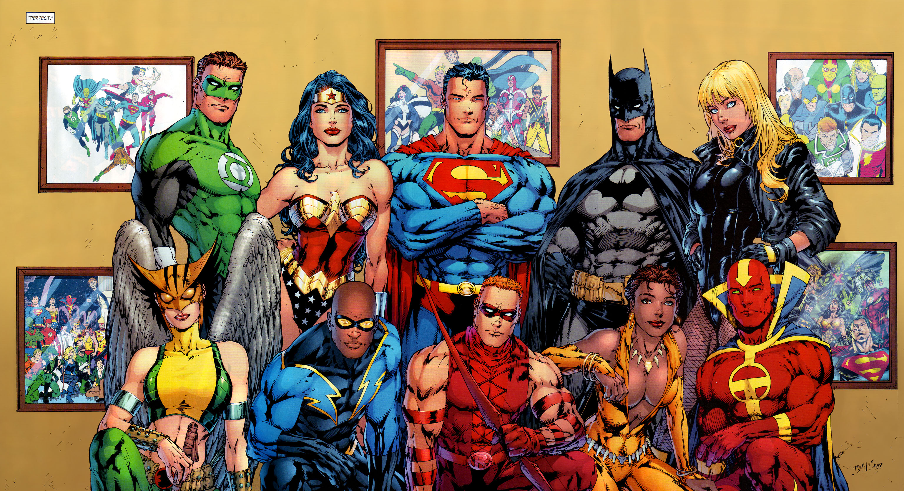 Justice League of America Group Photo