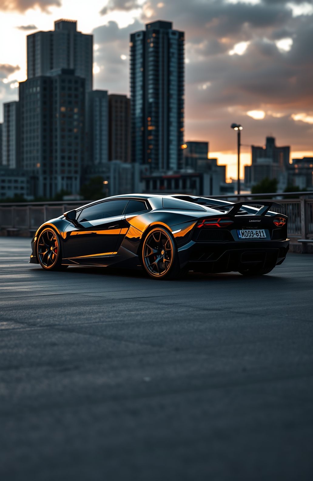 Black Lamborghini Wallpaper