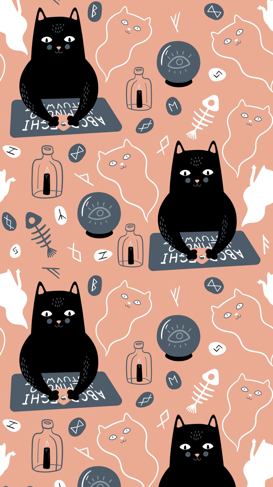 Custom Funny Cat Phone Wallpaper Templates