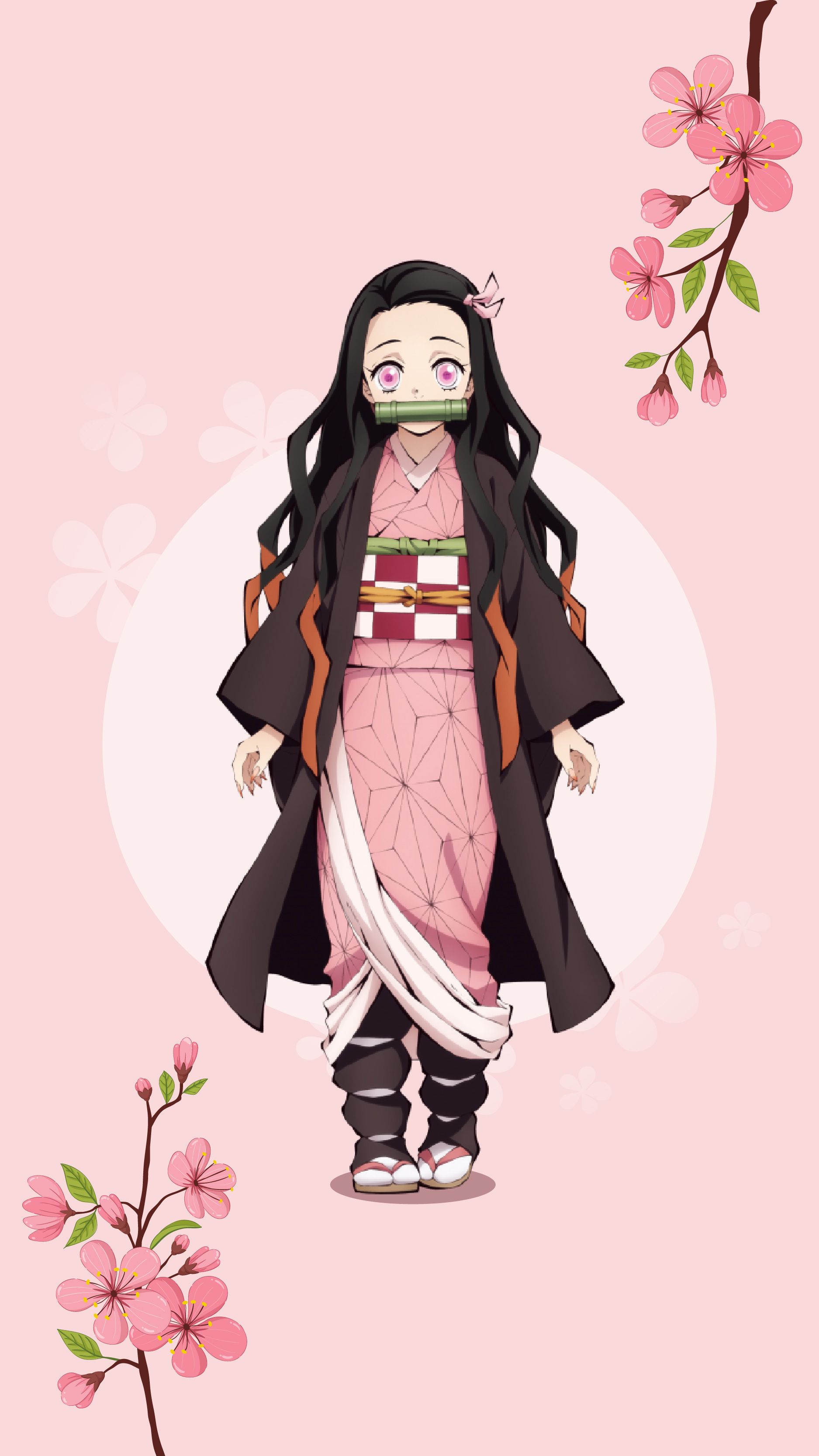 Demon Slayer Nezuko Phone Wallpaper