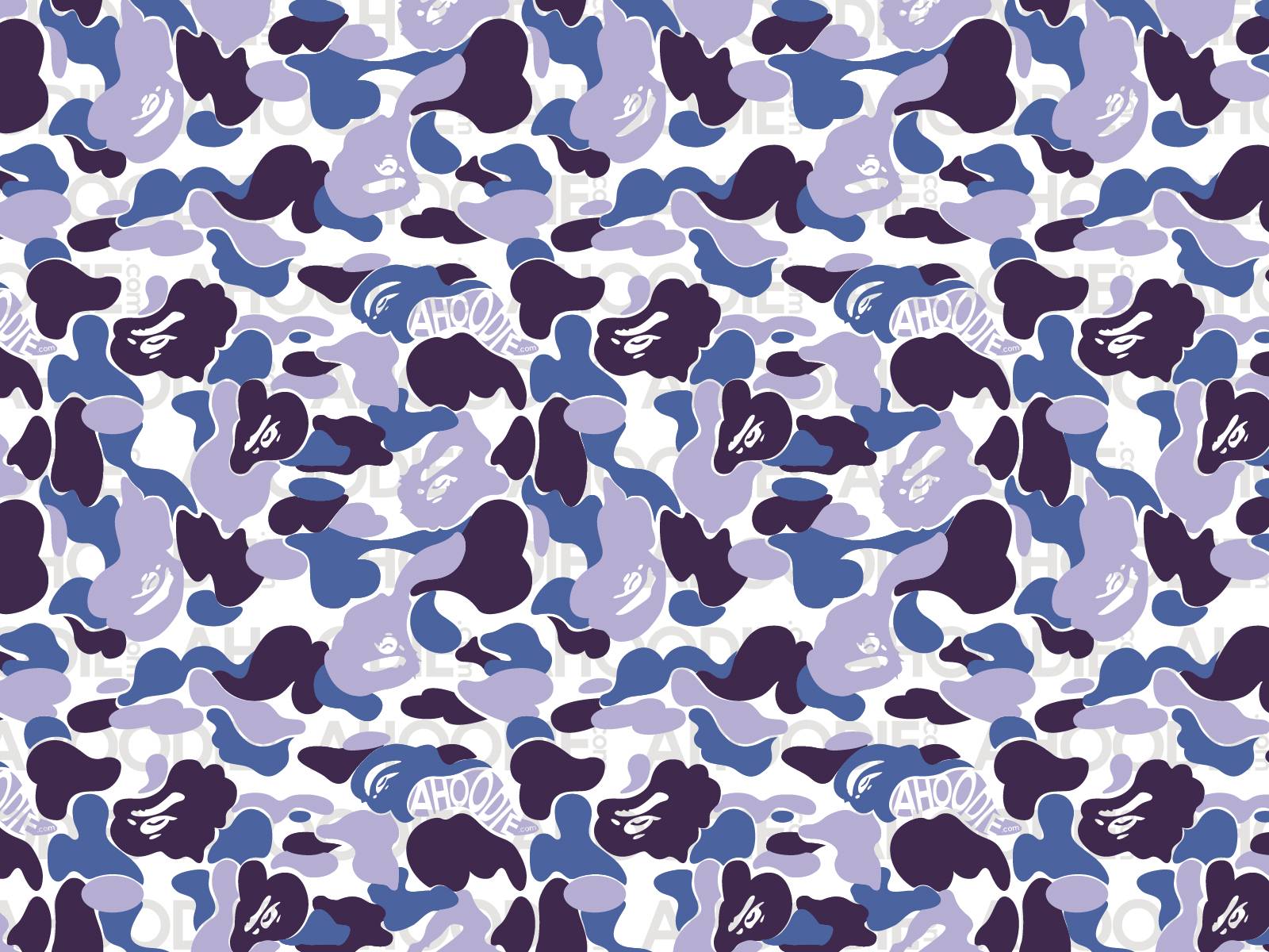 Blue Camouflage Wallpaper Desktop Background