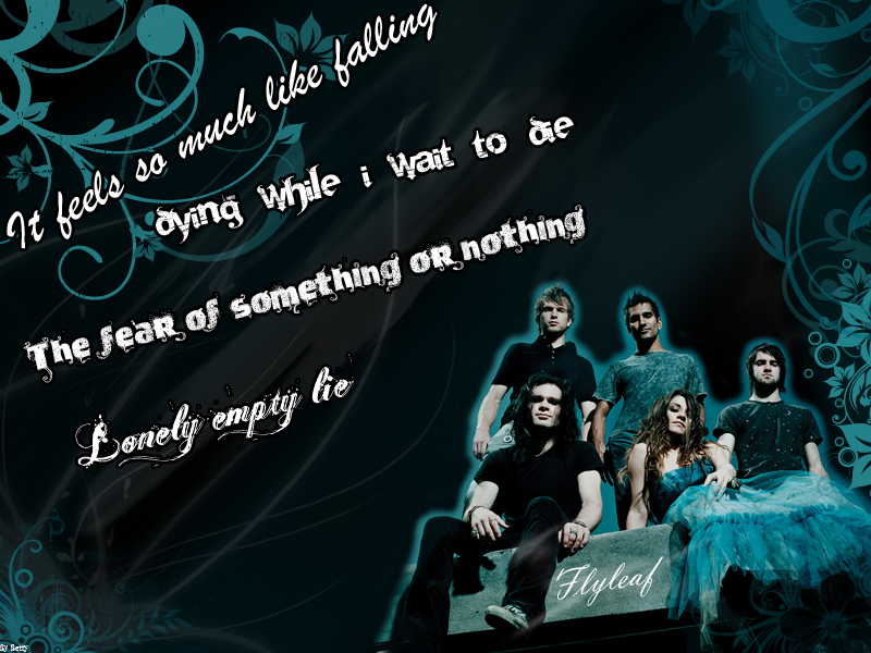 Flyleaf Background Made By Me Lyrics Is Based On Much Like Falling