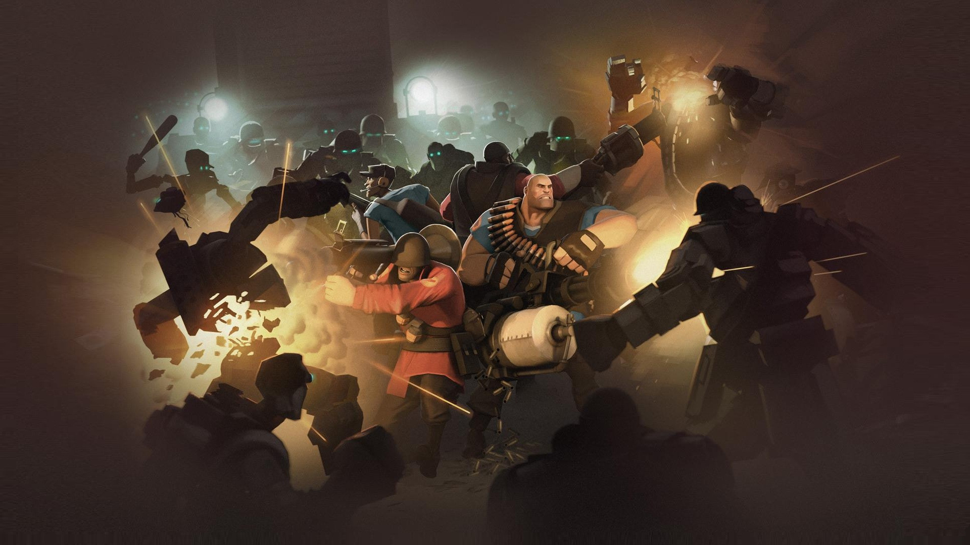 Team Fortress Background HD Wallpaper