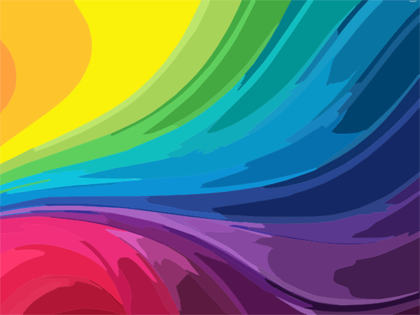 Abstract Rainbow Background Clip Art At Clker Vector