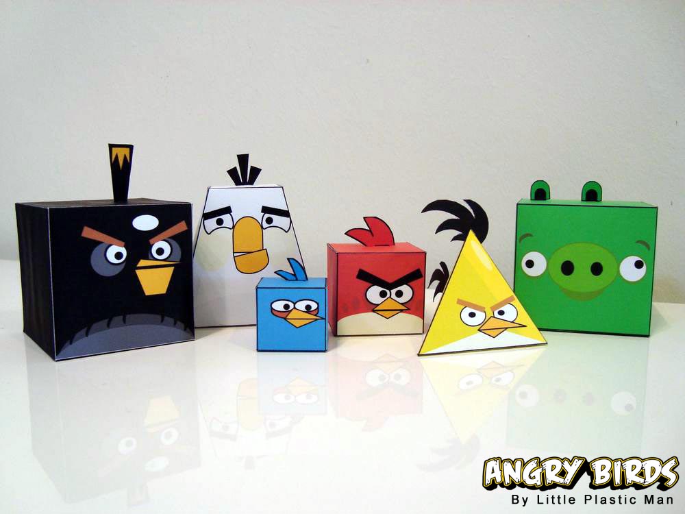 Angry Birds Paper Crafts Gadgetsin