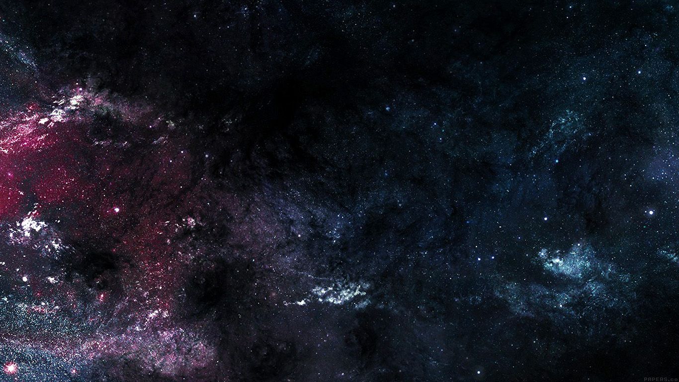 Vf42 Space Star Dark Night Sky Pattern Wallpaper Macbook