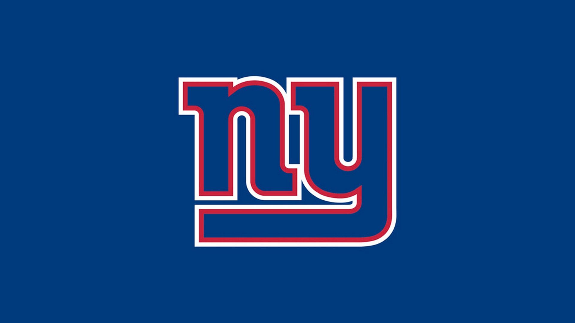 The New York Giants Logo On A Blue Background Wallpaper