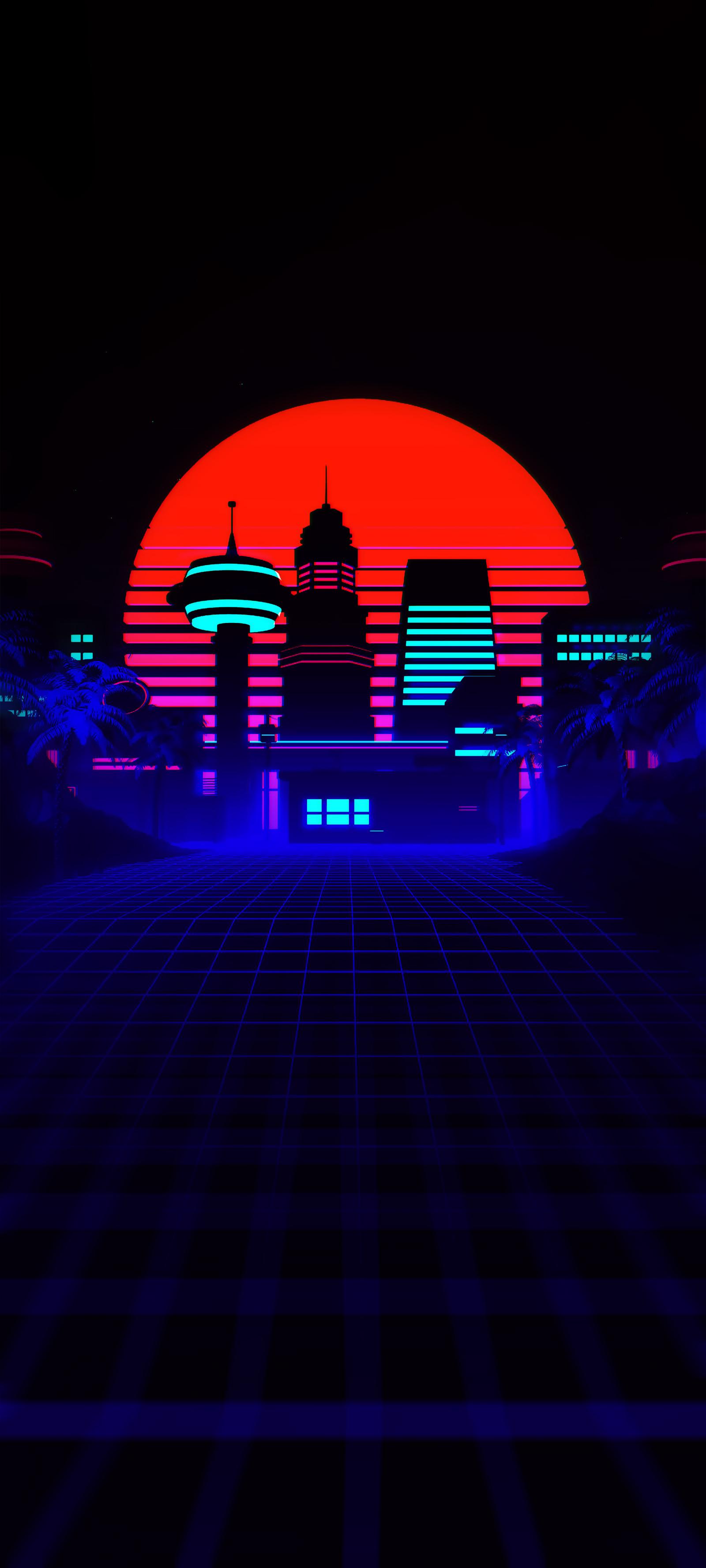 4K PC Wallpaper: Asian Street Retro Futuristic Style