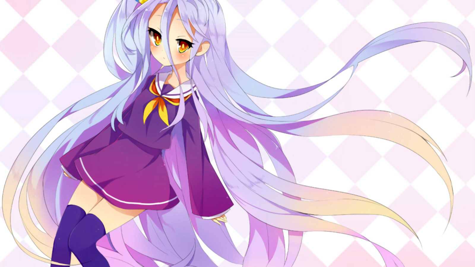 This Cool Shiro No Game Life Girl And Background For Desktop