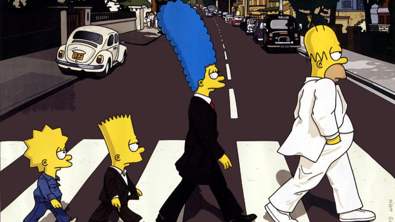Abbey Road The Simpsons Beatles HD