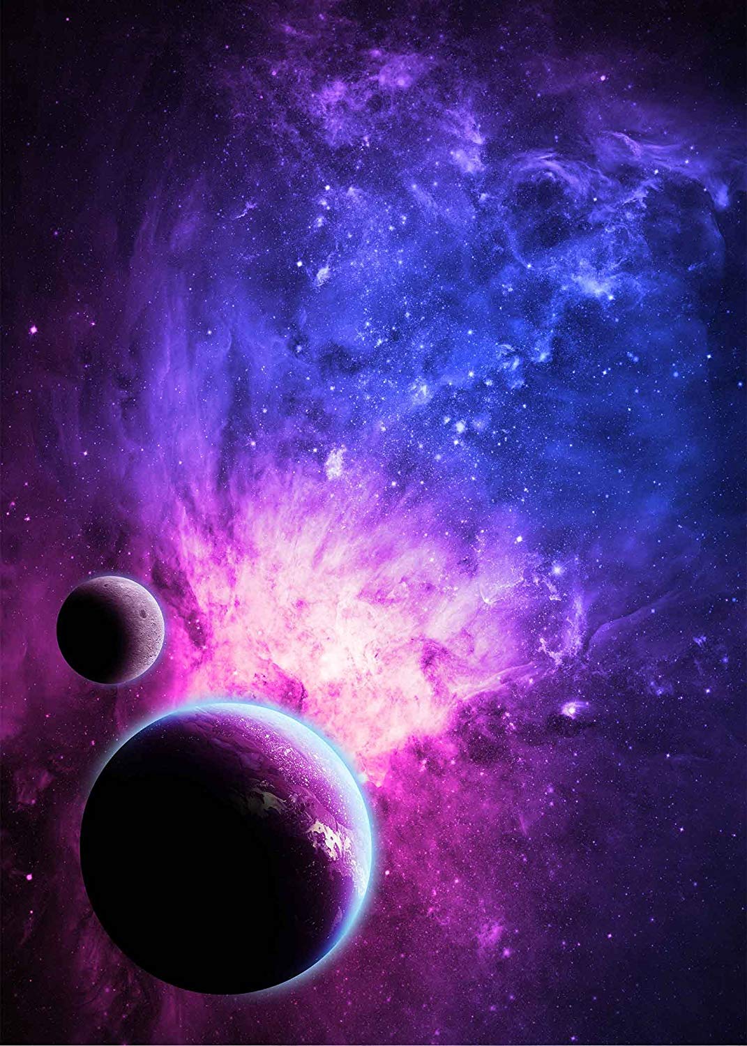 Amazon Mme Backdrop Purple Galaxy Background Fantasy