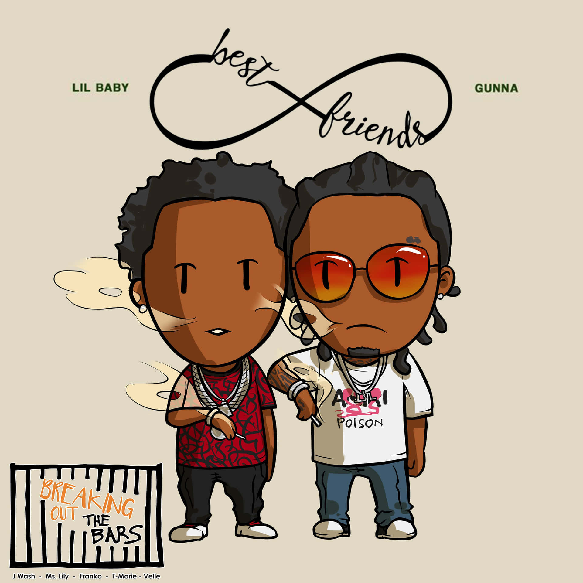 Lil Baby Cartoon Wallpaper