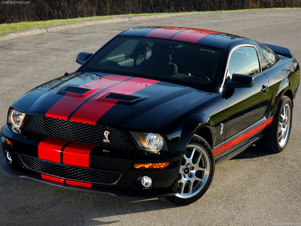 Ford Mustang Shelby Gt500 Red Stripes Wallpaper HD