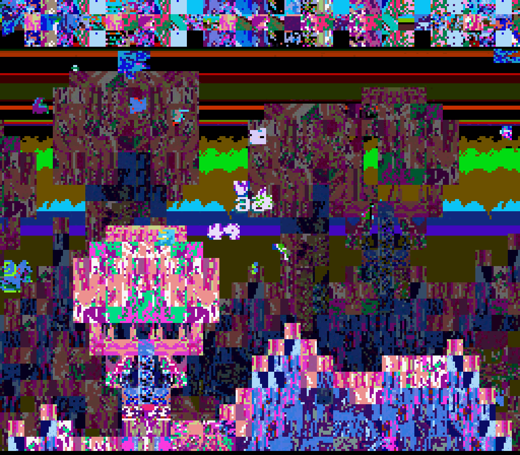 Nintendo Gifs Corrupted Background From Donkey Kong Country