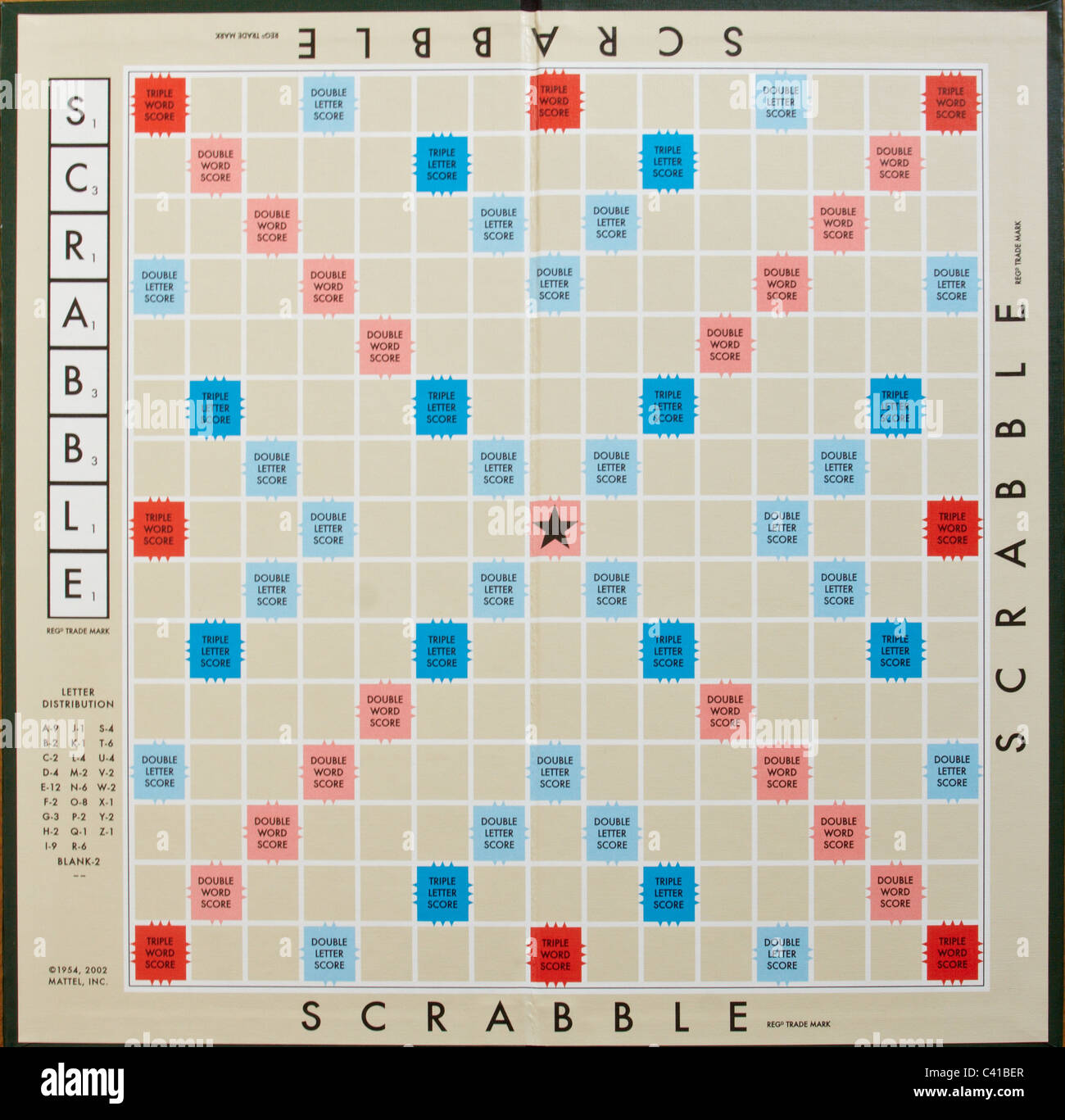 Scrabble Board Blank Hi Res Stock Photography And Image