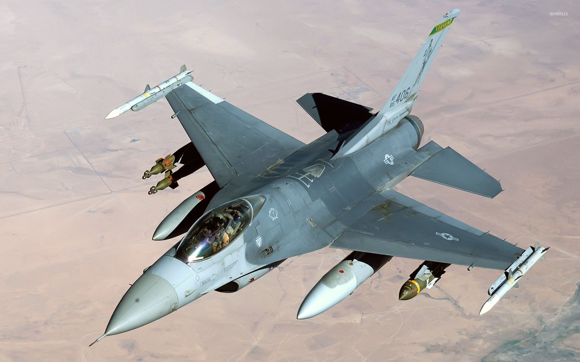 General Dynamics F 16 Fighting Falcon [9] wallpaper   Aircraft