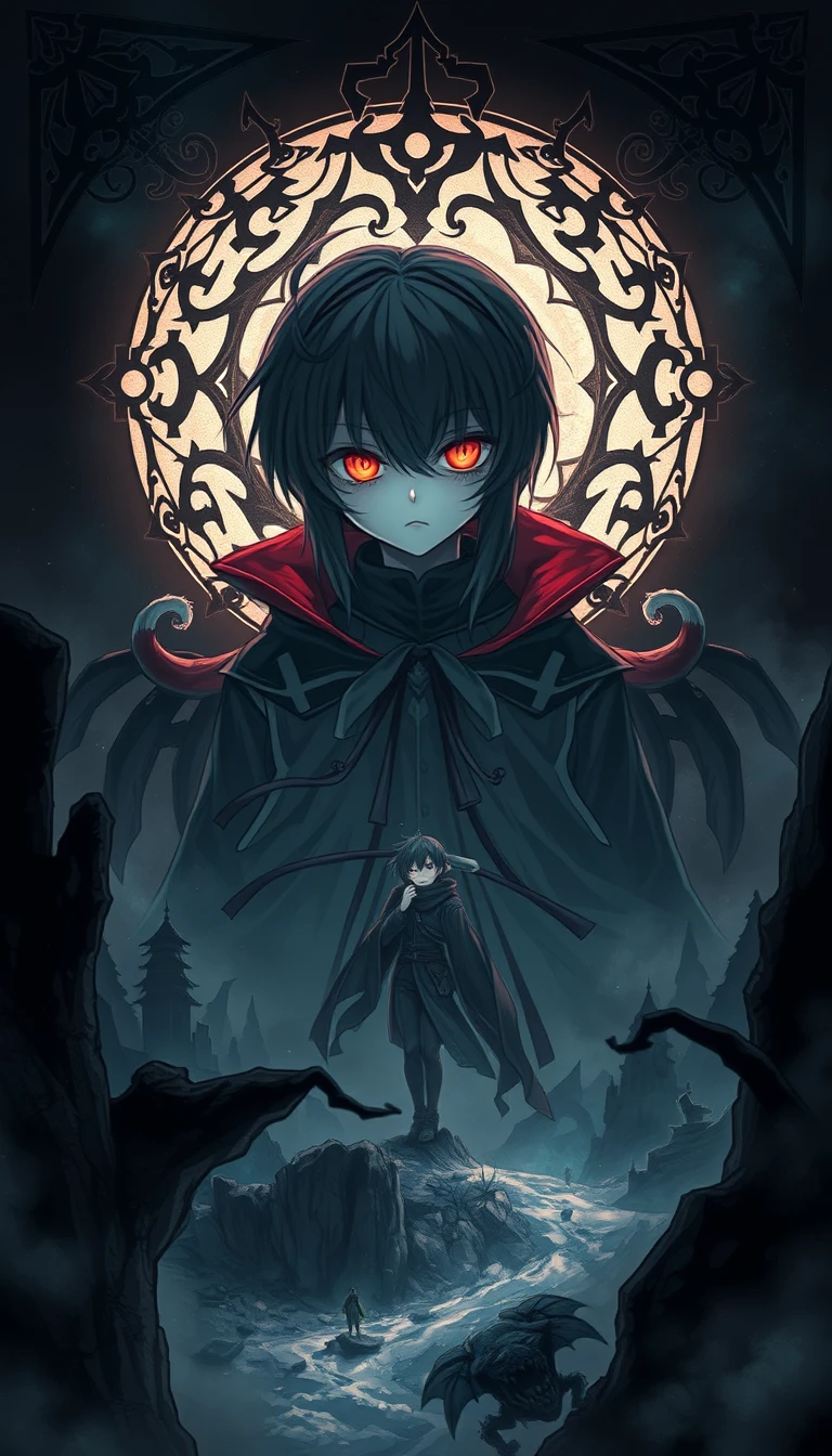 Dark Anime Icons Wallpaper