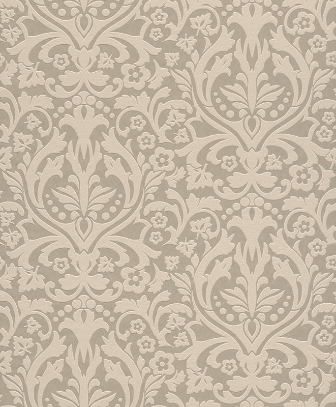 3d Shimmer Texture Cream Damask Wallpaper Classical Wow
