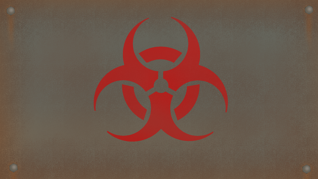 Red Biohazard Wallpaper By