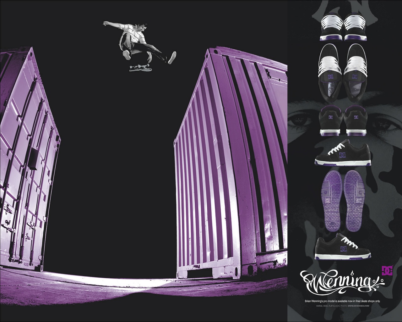 Brian Wenning Dc Skateboarding Wallpaper 1280x1024