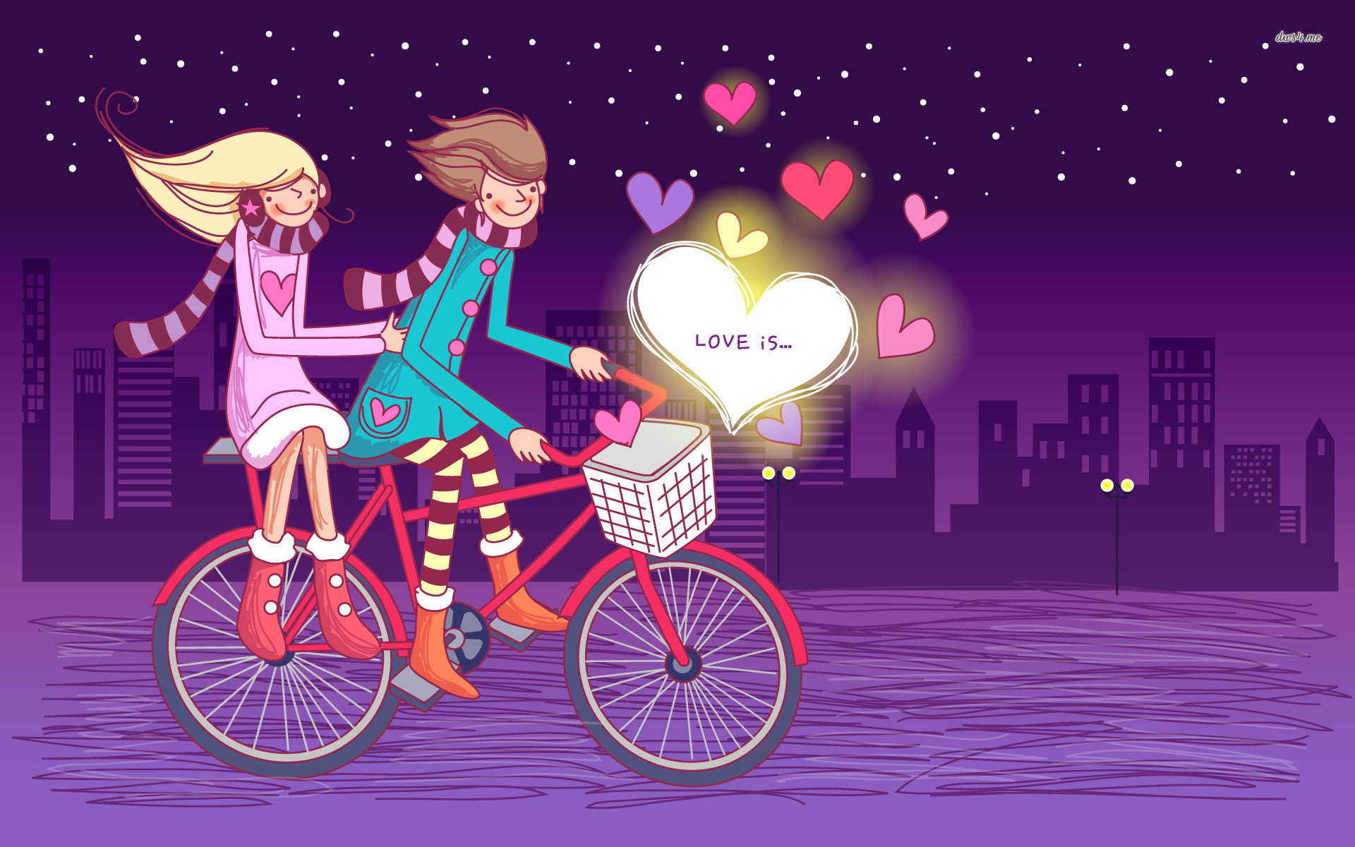 Cartoon Valentines Day Wallpaper Image