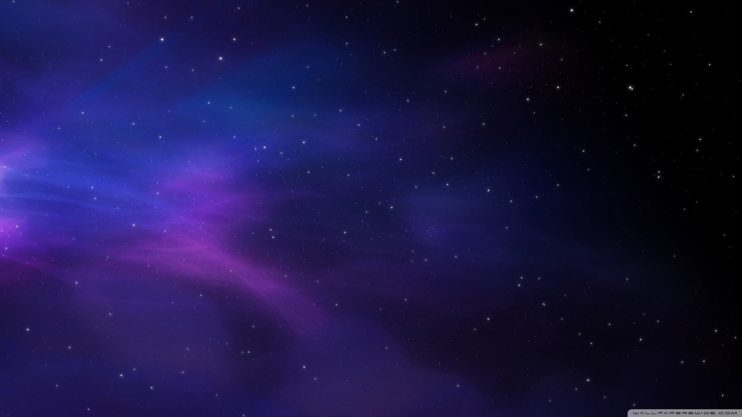 Space Colors Blue Purple Stars 4K HD Desktop Wallpaper for 4K