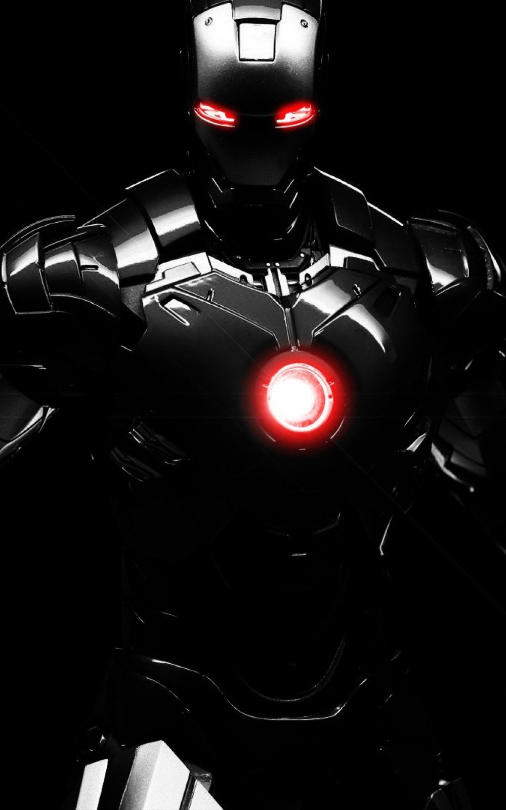 Iron Man Black Armour Android Wallpaper download 1000x1600