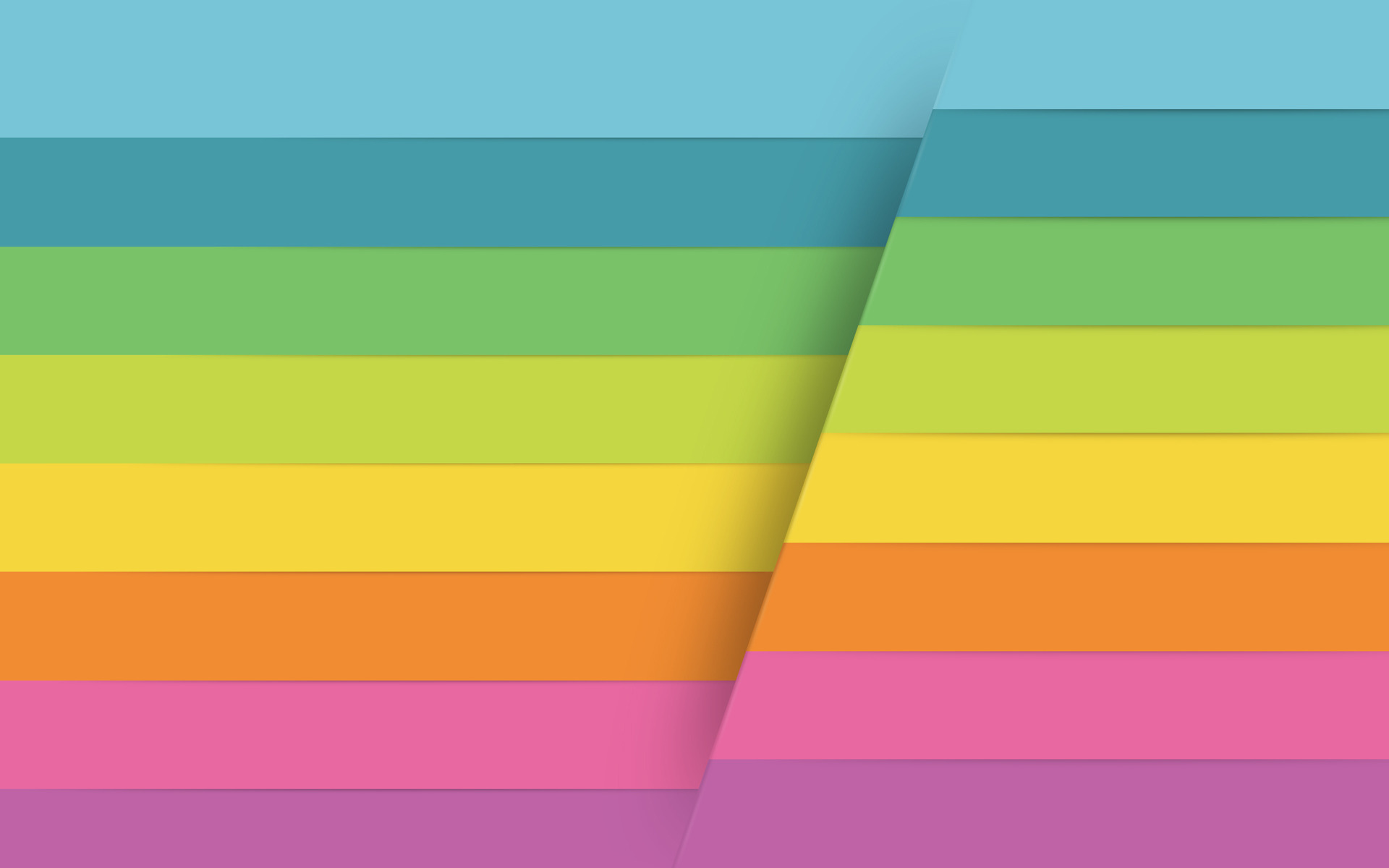 Colorful Horizontal Stripes Wallpaper X