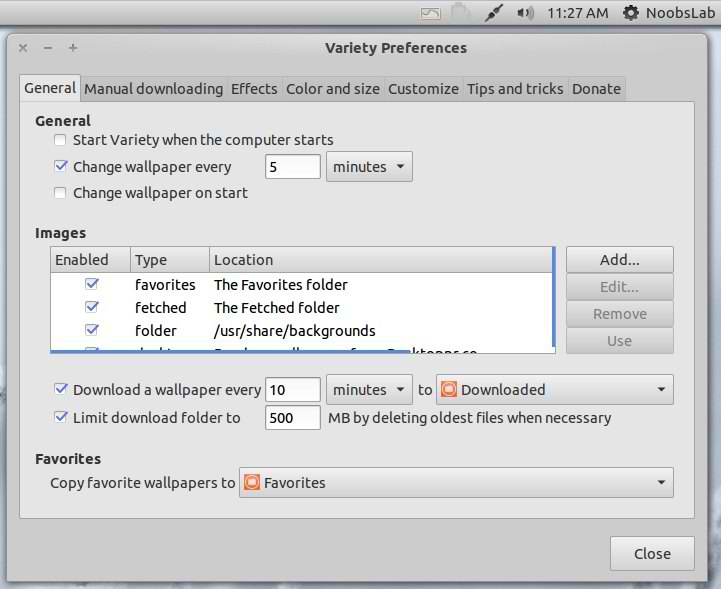 Install Variety Wallpaper Changer In Ubuntu Quantal