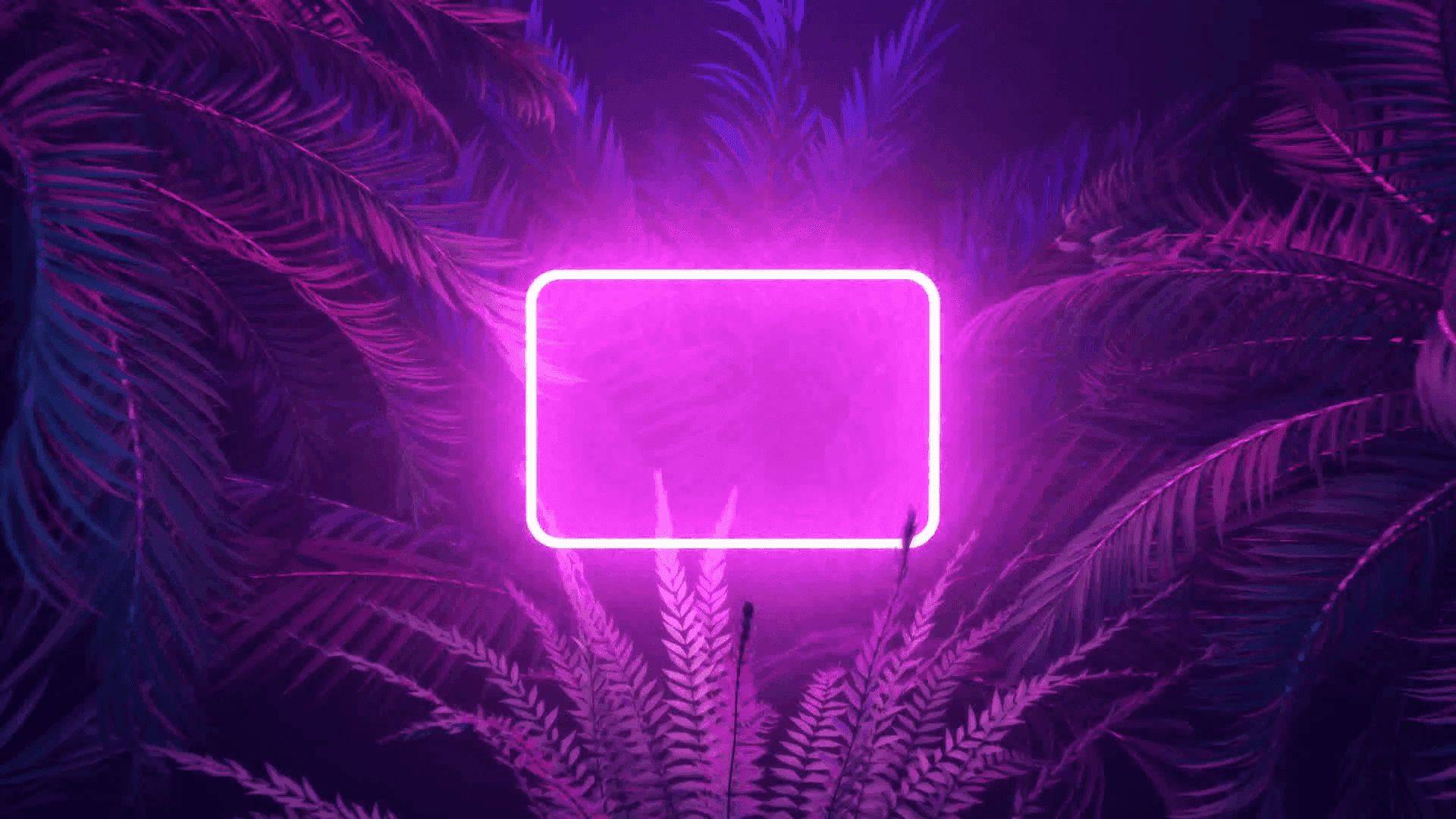 Neon Blue Aesthetic Picture Wallpaper
