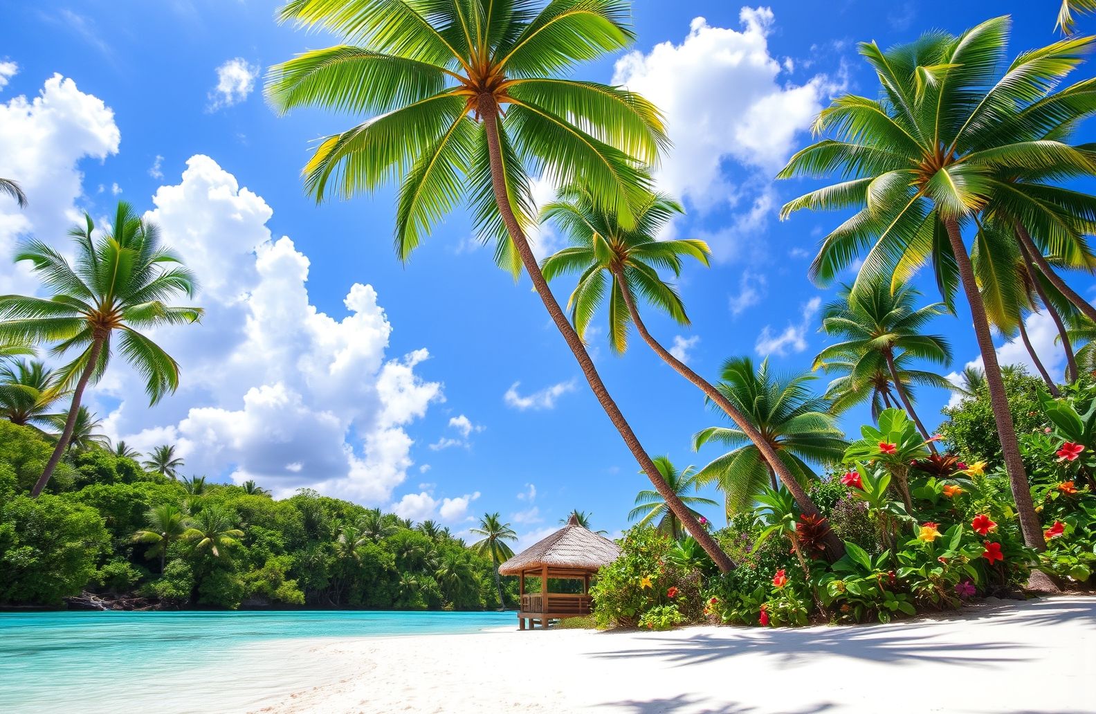 Tropical Island Wallpaper