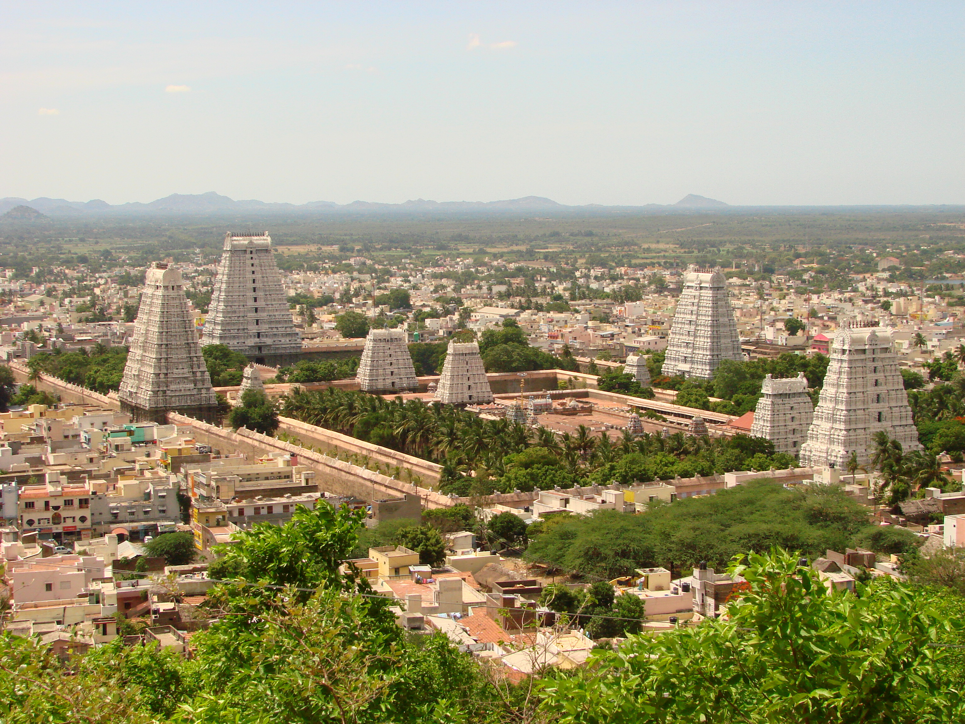 File Over Arunchaleshvara Temple From The Red Mountain