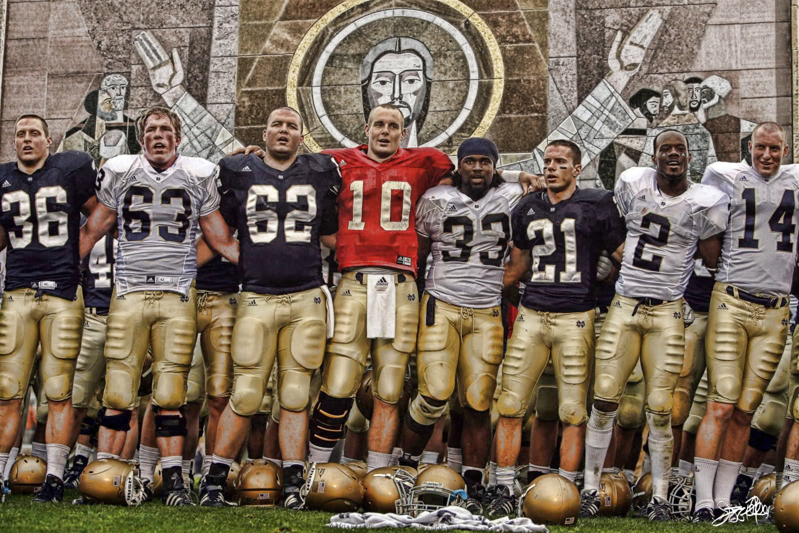 Wallpapers Backgrounds   notre dame football wallpapers