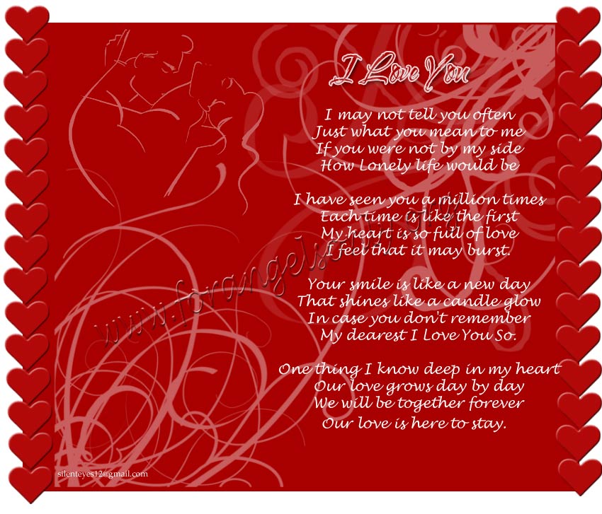 Love You Forever Poems For Him Countrysoldier Org