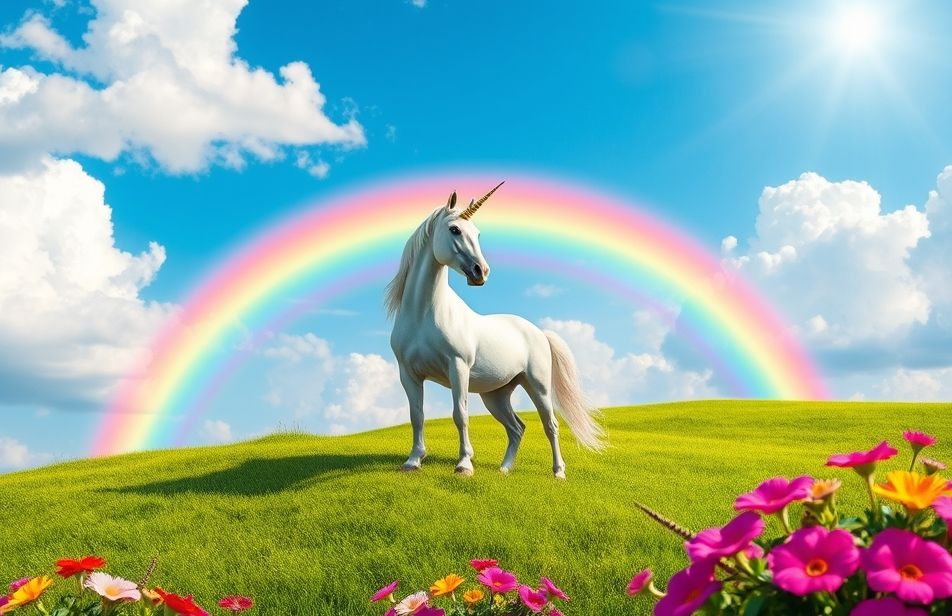 Unicorn Rainbow Wallpaper