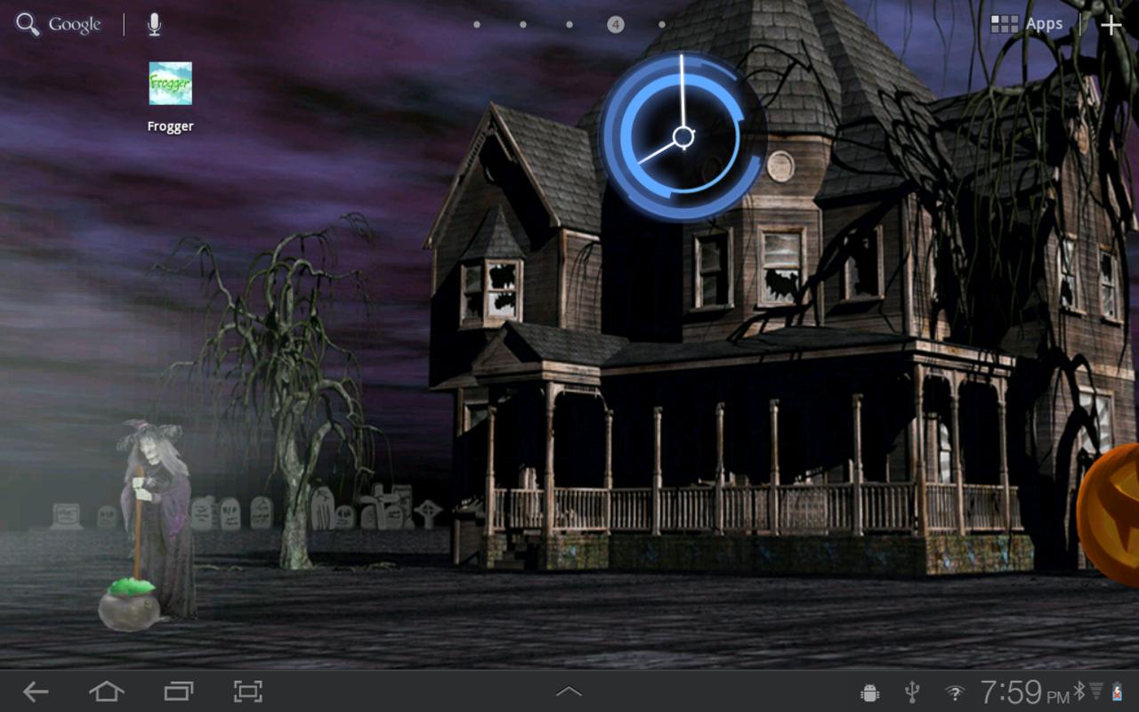 Free download Halloween Live Wallpaper HD Android Apps on Google Play  [1280x800] for your Desktop, Mobile & Tablet | Explore 48+ Haunted House  Wallpaper with Sound | Haunted House Wallpaper, Haunted House