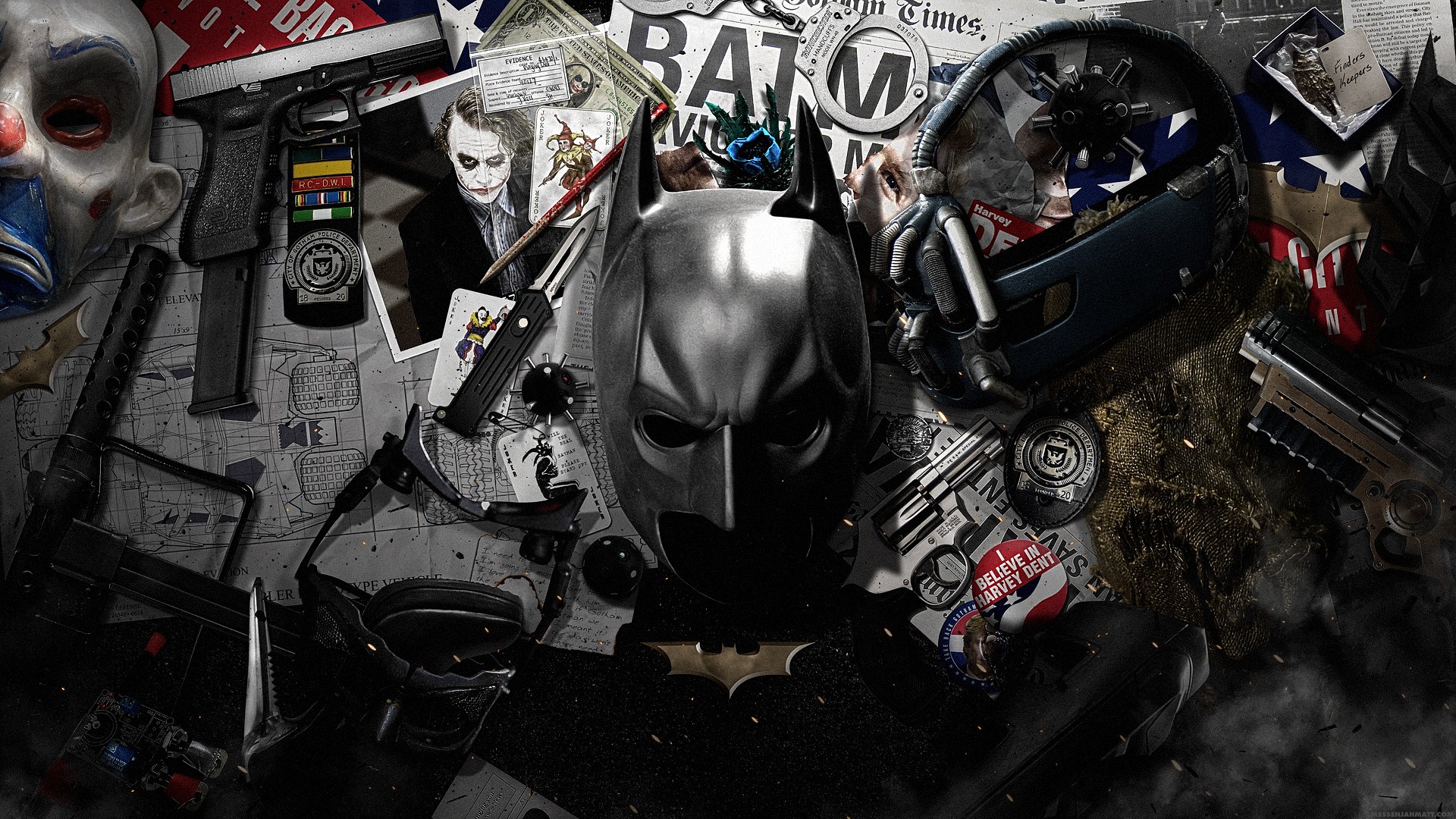 The Dark Knight Trilogy Full HD Wallpaper And Background