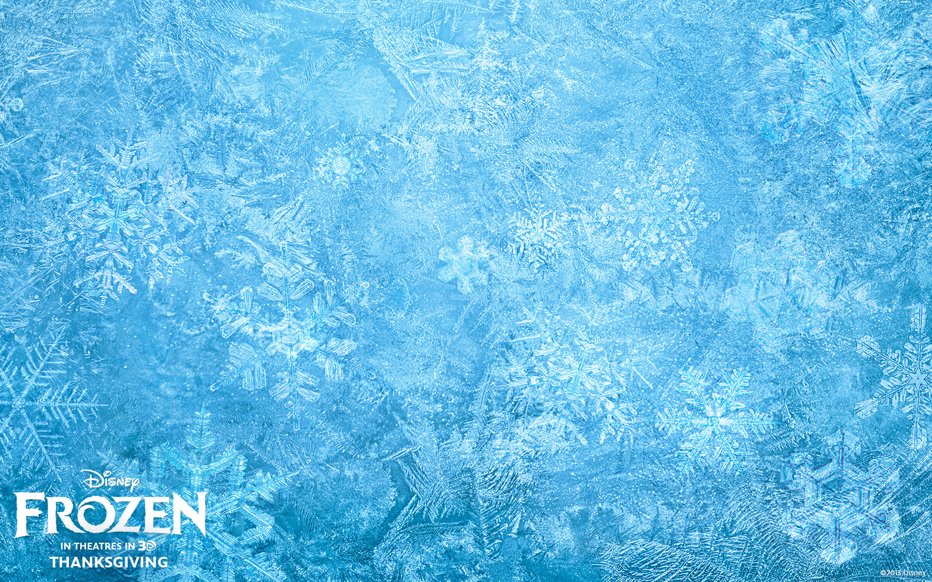 Ice Background From Disneys Frozen Desktop Wallpaper 1920x1200
