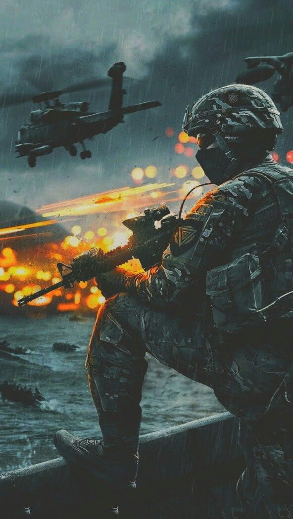 Phone Wallpaper Soldier Military Post Apocalyptic Art