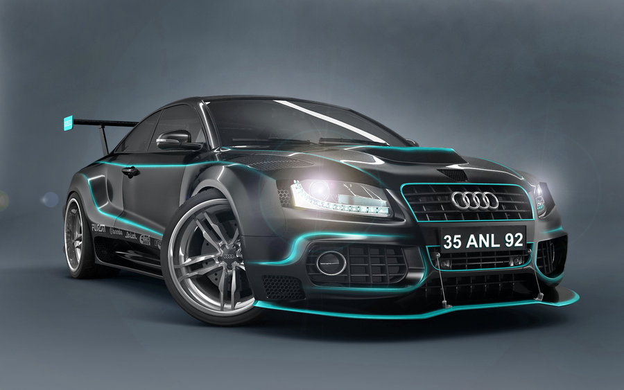 Audi Car Design 3d Wallpaper Dimensional