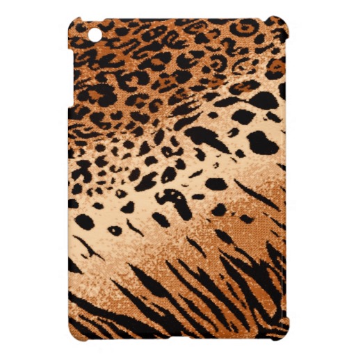 Leopard Tiger Animal Print Background iPad Mini Covers