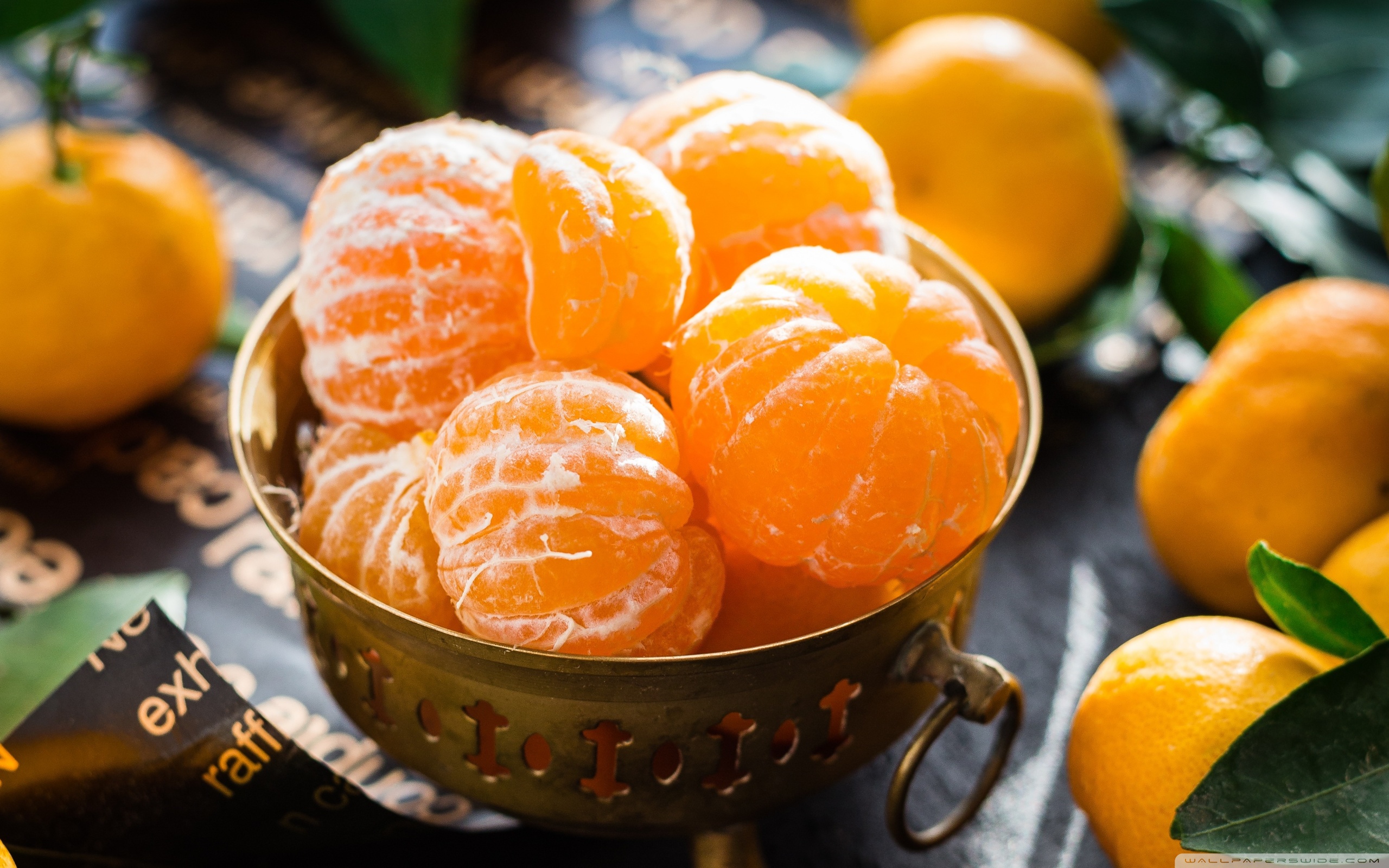 Mandarin Oranges Fruits 4k HD Desktop Wallpaper For Ultra