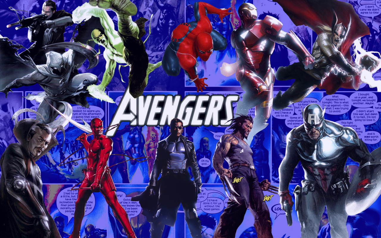 Dell Otto Avengers Montage Wallpaper Has Been Ed Times Since