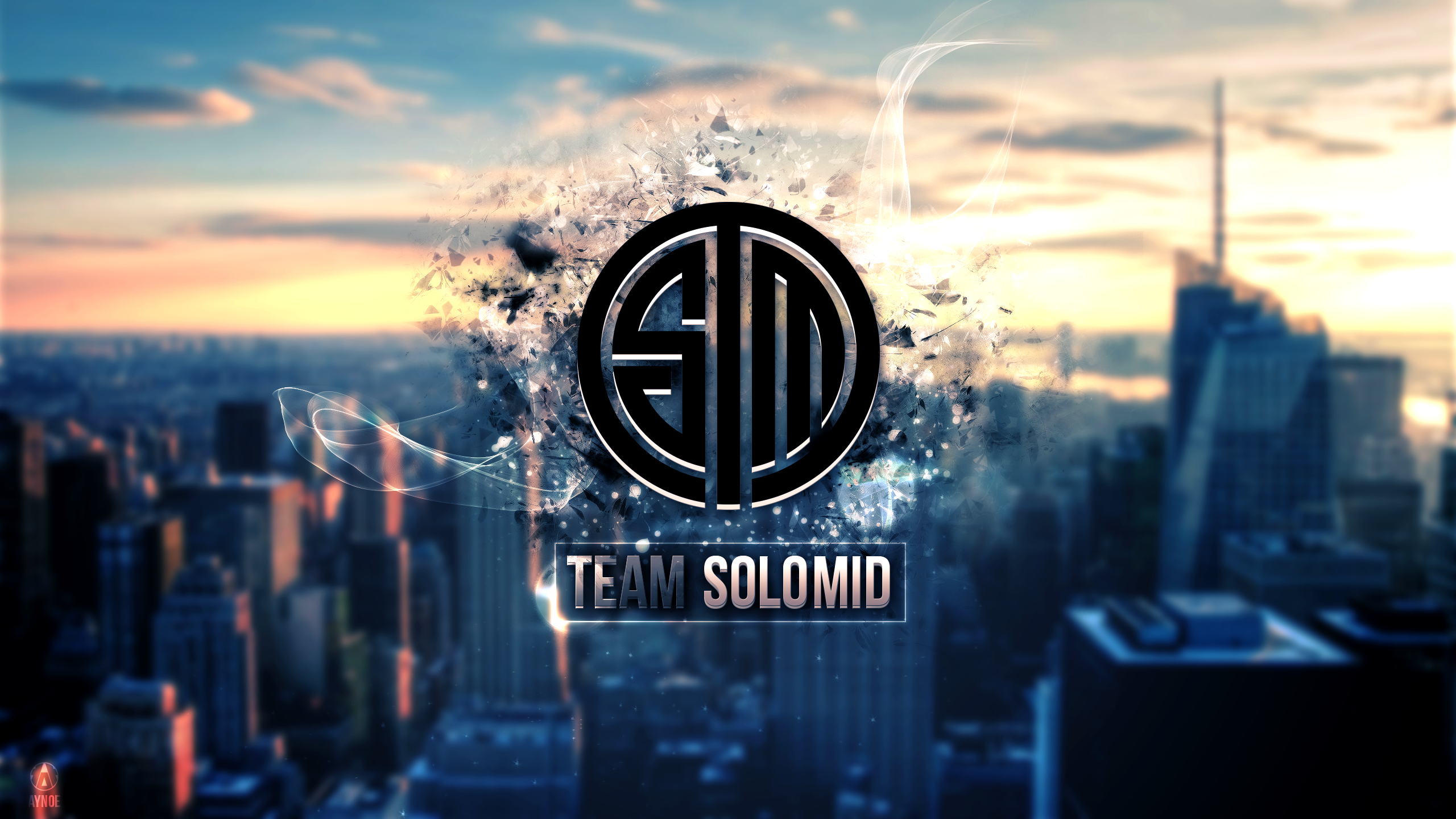 Team Solomid Wallpaper Logo League Of Legends By Aynoe On