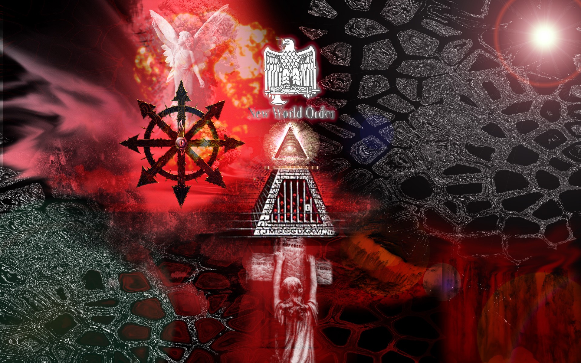 Chaos Illuminati New World Order Desktop HD Wallpaper