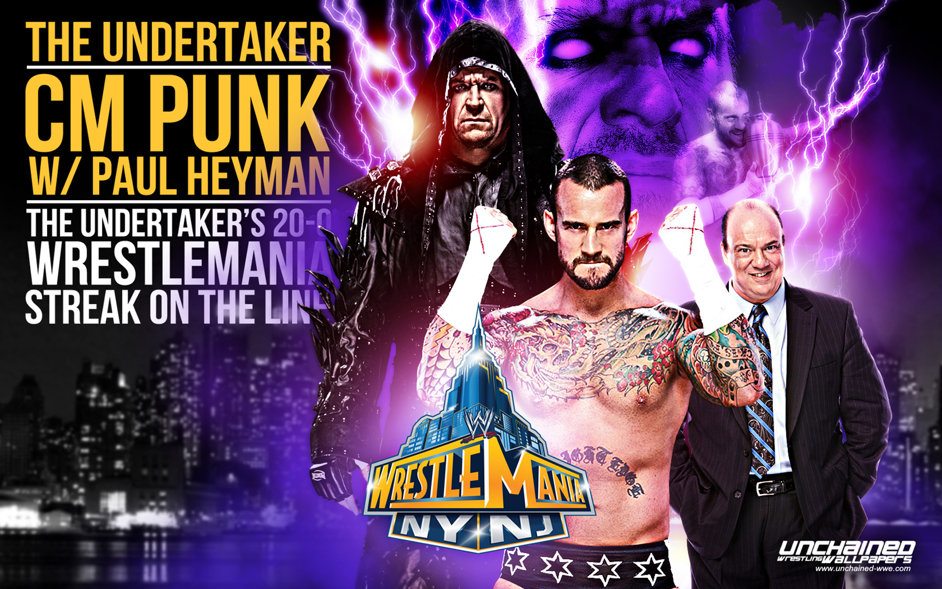Undertaker Vs Cm Punk Wrestlemania Wallpaper