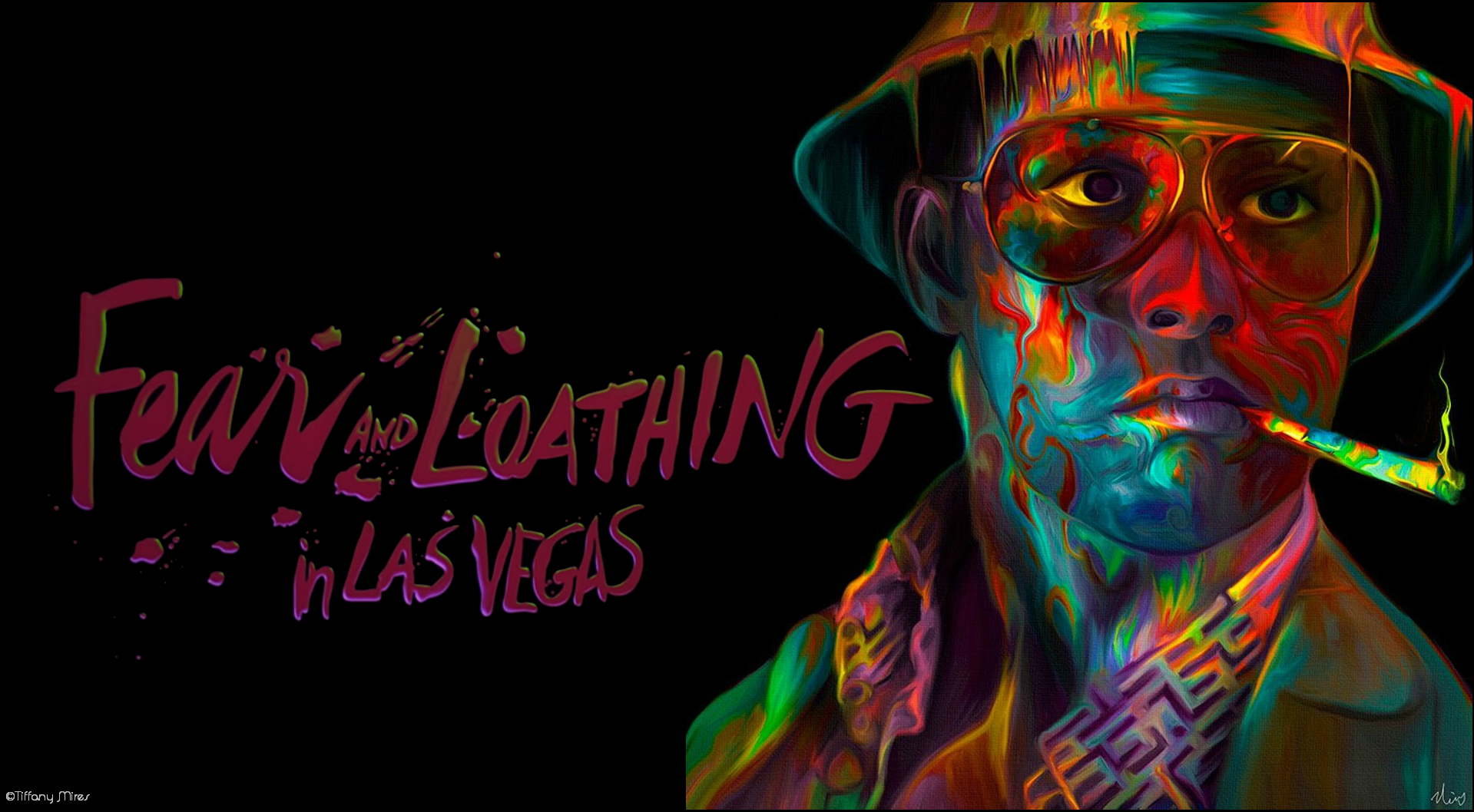 Fear And Loathing In Las Vegas Trippy Drugs Wallpaper