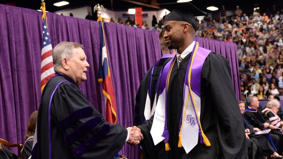Student Athletes Participate In Stephen F Austin S May